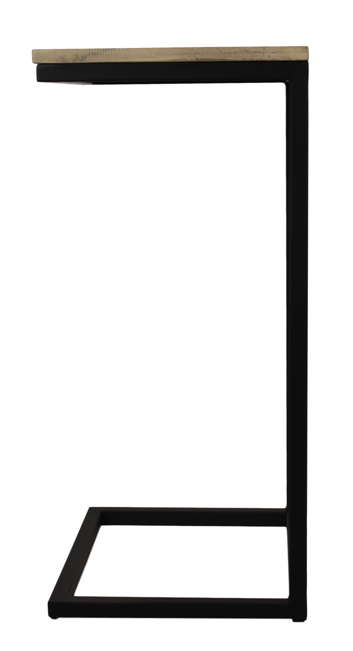 Bijzettafel Read 65cm - Mangohout/zwart Ijzer 4 Bijzettafel Read 65cm - Mangohout/zwart Ijzer - Afbeelding 2