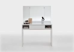 FMD Kaptafel Schminki - Wit -Collectie Slaapkamermeubels Schminki 1 frontal c5d4