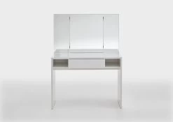 FMD Kaptafel Schminki - Wit -Collectie Slaapkamermeubels Schminki 1 ohne Deko 9db9