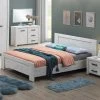Bed Elvira 160x200 - Witte Eik -Collectie Slaapkamermeubels Tweepersoonsbed Elvis 140 160 180 26dd