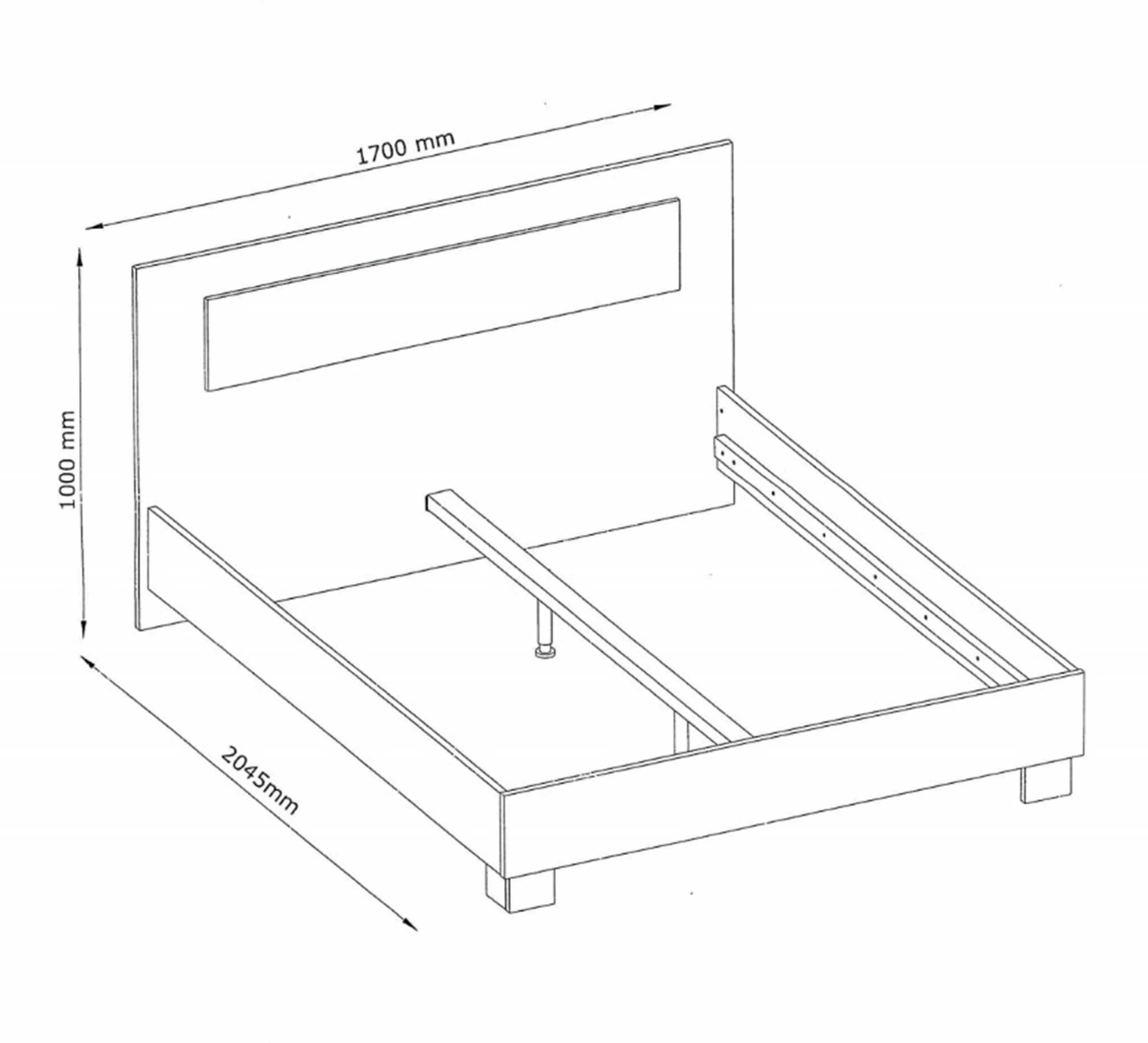 Tweepersoonsbed Soma 160x200 (incl. Ledverlichting) 4 Tweepersoonsbed Soma 160x200 (incl. Ledverlichting) - Afbeelding 2